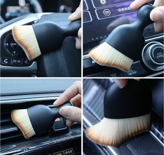 5-in-1 Car Cleaning Kit – Interior & Exterior Detailing Tools with Microfiber Duster & Brushes