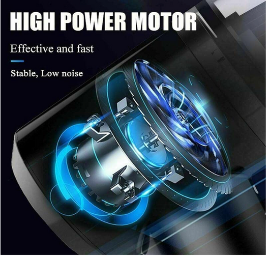 Portable USB Rechargeable Car Vacuum – Wireless Mini Cleaner for Car, Travel & Camping